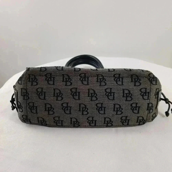 Dooney & Bourke black canvas signature tote - Picture 9 of 11